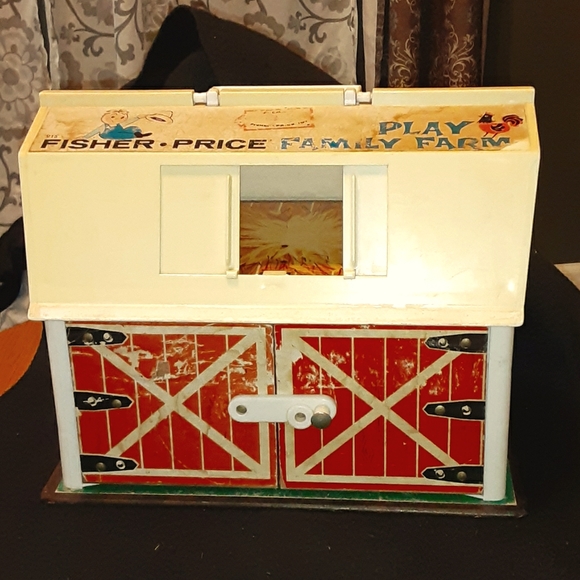 Mooing barn door 1967 Fisher Price Barn
